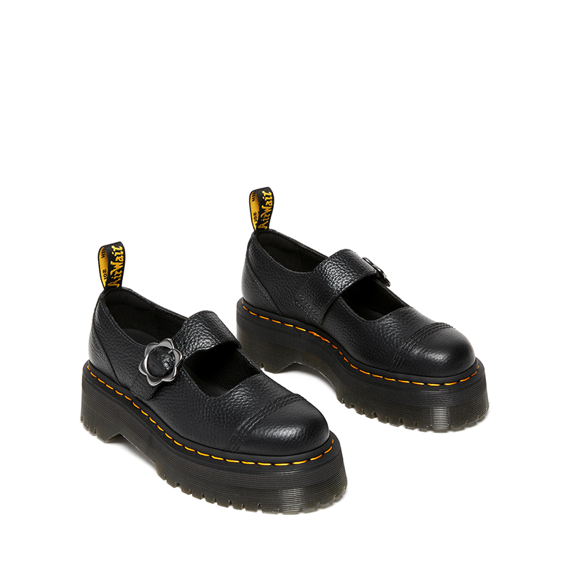 27644001-Addina FLWR Black Milled Nappa 黑色 27644001