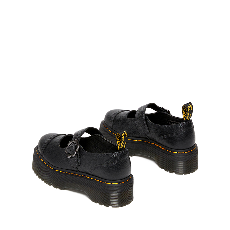 27644001-Addina FLWR Black Milled Nappa 黑色 27644001